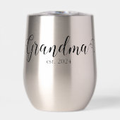 Grandma Est Modern Black Script Custom Date (Vorderseite)