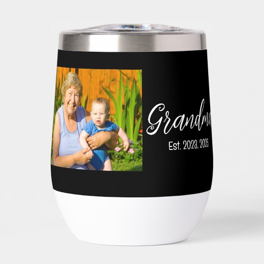 Grandma Est. White script photo (Vorderseite)