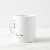 Grandma Est. Year – New Grandma Announcement Kaffeetasse (Vorderseite Links)