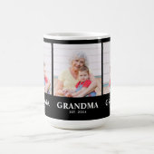Grandma Established Bold Black 3 Photo Coffee Kaffeetasse (Mittel)