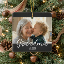 Grandma Established Minimalist White Script Text