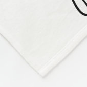 Grandma Established Modern Script Photo Fleecedecke (Ecke)