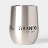 Grandma Established New Grandma Gift (Rückseite)