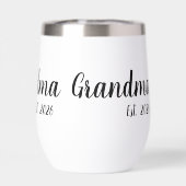 Grandma Established New Grandmother Gift (Rückseite)
