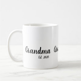 Grandma Established New Grandmother Gift Kaffeetasse