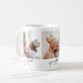 Grandma Established Script 3 Photo Kaffeetasse (Vorderseite Links)