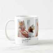 Grandma Established Script 3 Photo Kaffeetasse (Links)