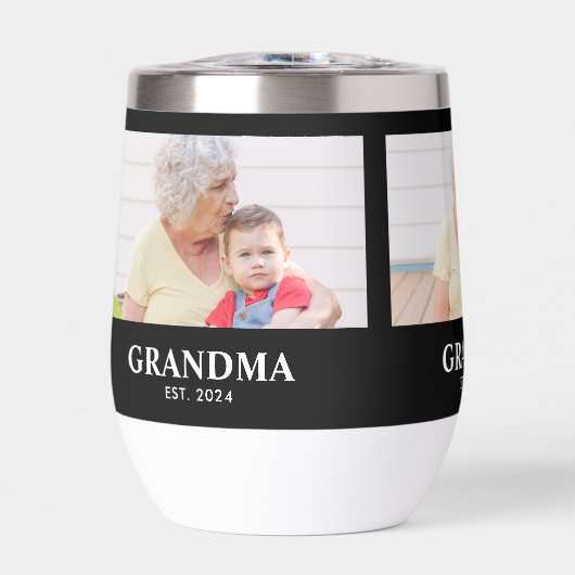Grandma Established Script Black 3 Photo (Vorderseite)