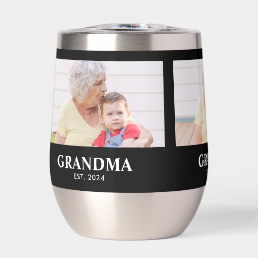 Grandma Established Script Black 3 Photo (Vorderseite)
