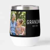 Grandma Established Script Black Photo  (Rückseite)