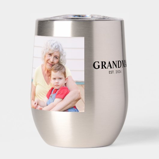 Grandma Established Script Black Photo (Vorderseite)