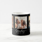Grandma Established Script Gift 3 Photo Kaffeetasse (Mittel)