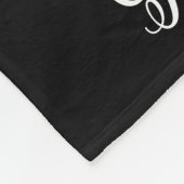 Grandma Established Script Gift Photo Fleecedecke (Ecke)