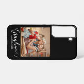 Grandma Established Script Gift Photo Samsung Galaxy Hülle (Rückseite (Horizontal))