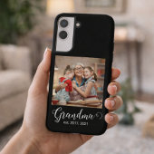 Grandma Established Script Gift Photo Samsung Galaxy Hülle