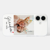 Grandma Established Script Photo Case-Mate iPhone Hülle (Rückseite (Horizontal))