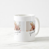 Grandma Established Script Photo Kaffeetasse (VorderseiteRechts)