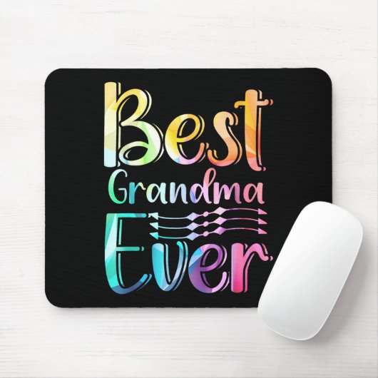 Grandma Ever Gift Graphic Art Text Quote Design  Mousepad (Mit Mouse)
