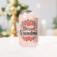 Grandma Floral Vintage Rose Typografie