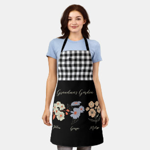 Grandma Flower Garden Individuelle Name Vintag Schürze