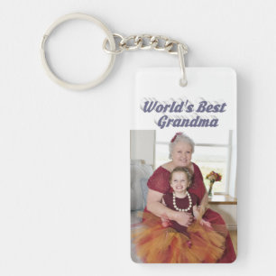Grandma-Foto Schlüsselanhänger