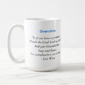 GRANDMA-Foto-Tasse Kaffeetasse (Links)