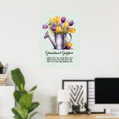 Grandma Garden Herzstück Großkinder Poster (Heimbüro)