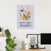 Grandma Garden Herzstück Großkinder Poster (Heimbüro)
