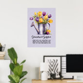 Grandma Garden Herzstück Großkinder Poster (Heimbüro)