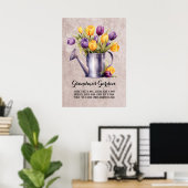 Grandma Garden Herzstück Großkinder Poster (Heimbüro)