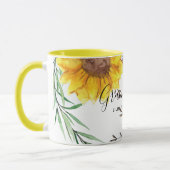 GRANDMA Geschenke - Sonnenblume Gefühlt Personalis Tasse (Links)