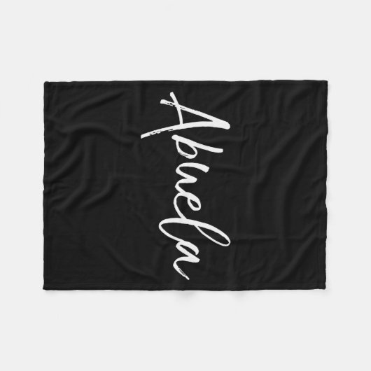 Grandma Gift In Spanish New Grandmother En Epañol  Fleecedecke (Vorderseite (Horizontal))