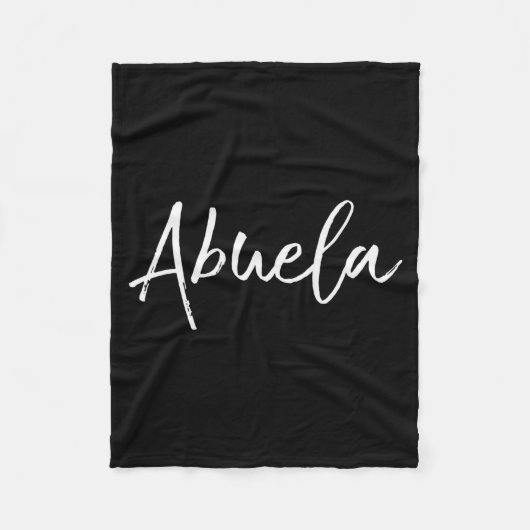 Grandma Gift In Spanish New Grandmother En Epañol  Fleecedecke (Vorderseite)