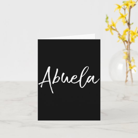 Grandma Gift In Spanish New Grandmother En Epañol Karte (Gelbe Blume)