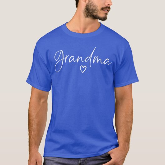 Grandma Gifts for Women Heart Mothers Day Grandma  T-Shirt (Vorderseite)