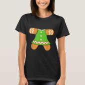 Grandma Gingerbread Man Costume Matching Christmas T-Shirt (Vorderseite)