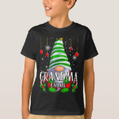 Grandma Gnome Christmas Pajamas Matching Family Gr T-Shirt (Vorderseite)