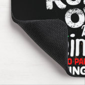 Grandma Got Run Over By A Reindeer Christmas So Pa Mousepad (Ecke)