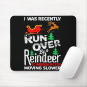 Grandma Got Run Over By A Reindeer Christmas So Pa Mousepad (Mit Mouse)