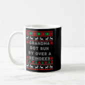 Grandma Got Run Over By A Reindeer Ugly Costume Fu Kaffeetasse (Links)