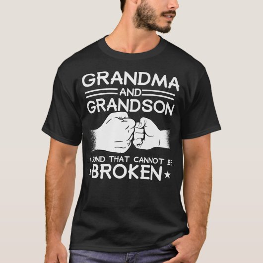 GRANDMA GRANDSON BOND KANN BROKEN FUSSBump T-Shirt (Vorderseite)