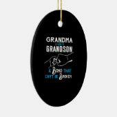 Grandma & Grandson Bond Premium Keramik Ornament (Rechts)