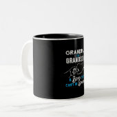 Grandma & Grandson Bond Premium Zweifarbige Tasse (Vorderseite Links)