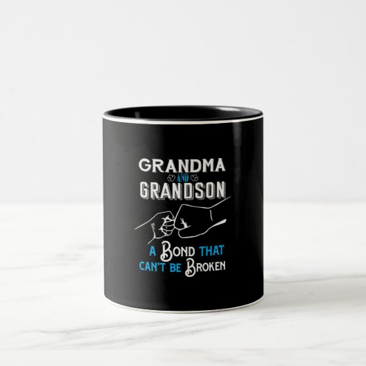 Grandma & Grandson Bond Premium Zweifarbige Tasse (Mittel)