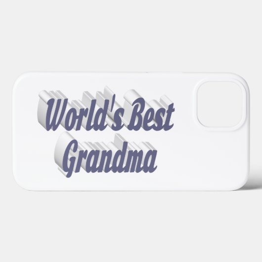 Grandma gray typography  Case-Mate iPhone hülle (Rückseite (Horizontal))