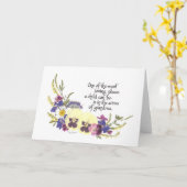 Grandma greeting card karte (Gelbe Blume)