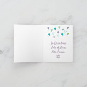 Grandma Gründe für die Liebe Personalisiert Karte (Innenseite)