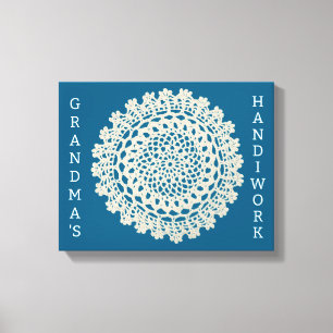 GRANDMA-HANDIWORK LEINWANDDRUCK