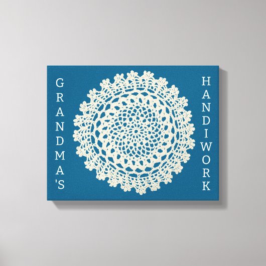 GRANDMA-HANDIWORK LEINWANDDRUCK (Vorderseite)