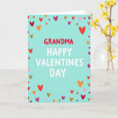 Grandma Happy Valentines Day Card Karte (Gelbe Blume)